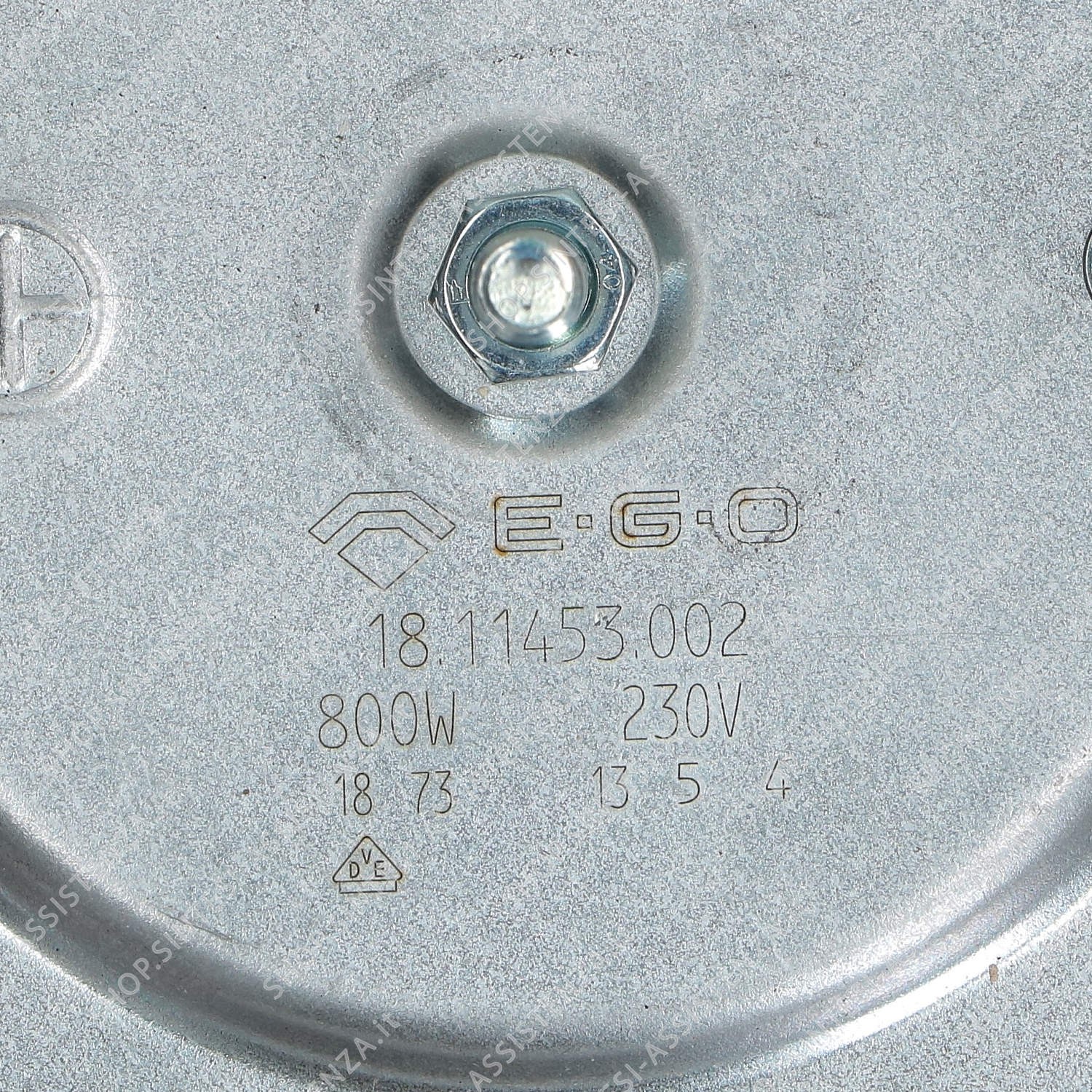Piastra elettica diametro 115 mm 800W 230V EGO per piano cottura - COK040UN