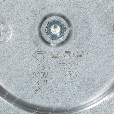 Piastra elettica diametro 115 mm 800W 230V EGO per piano cottura - COK040UN Piastra elettica diametro 115 mm 800W 230V EGO per piano cottura - COK040UN