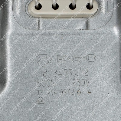 Piastra elettica diametro 180 mm 1500 W 230V EGO per piano cottura - COK012UN Piastra elettica diametro 180 mm 1500 W 230V EGO per piano cottura - COK012UN