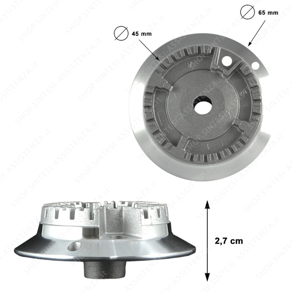 Smeg 878010083 hob auxiliary burner - 878010083