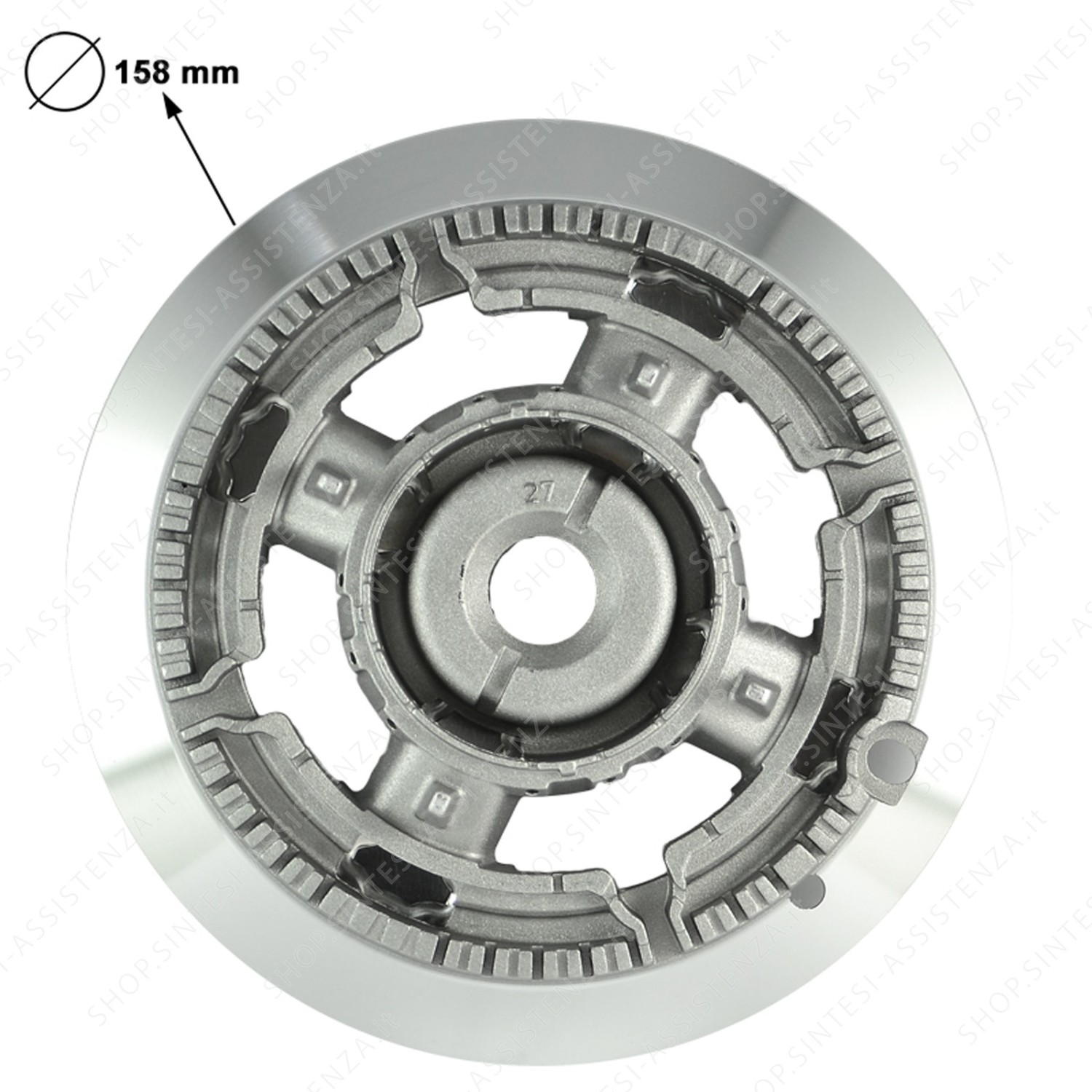Triple crown burner for Smeg hob 878010096 - 878010096