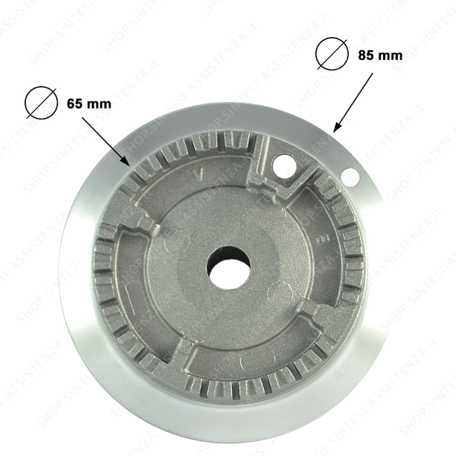 Bruciatore spartifiamma semi rapido piano cottura Smeg 878010084 - 878010084