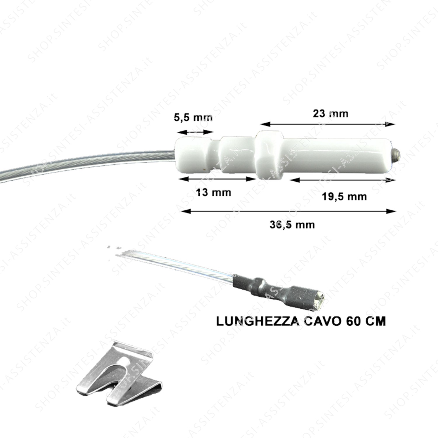 Foster 9604009 hob burner ignition spark plug - 9604009