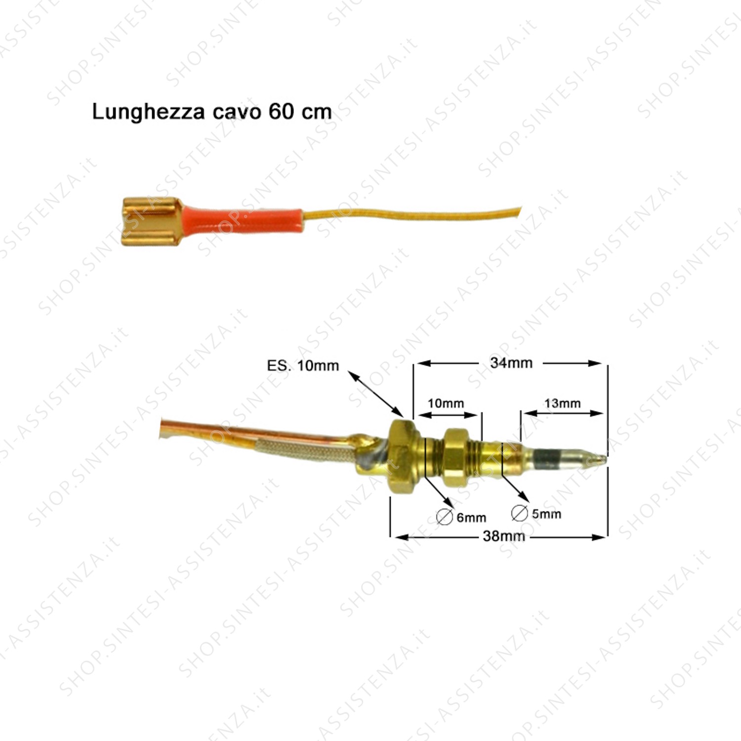 Foster 9606231 triple crown burner thermocouple hob - 9606231