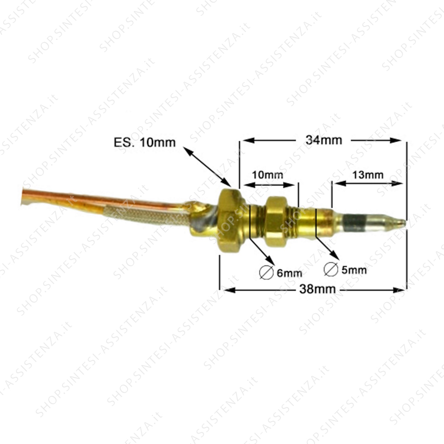 Termocoppia fuoco bruciatore tripla corona piano cottura Foster 9606231 - 9606231