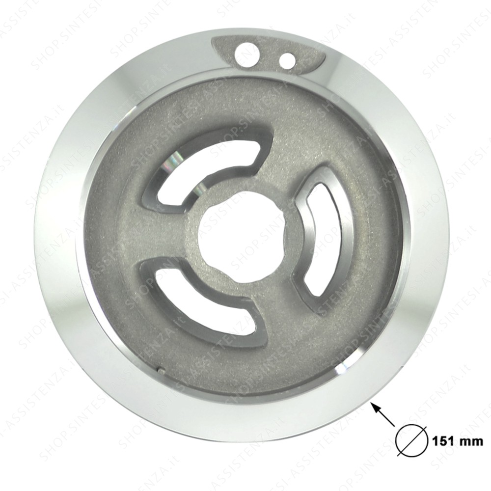 Aluminum base double crown burner Smeg hob 870650452 - 870650452