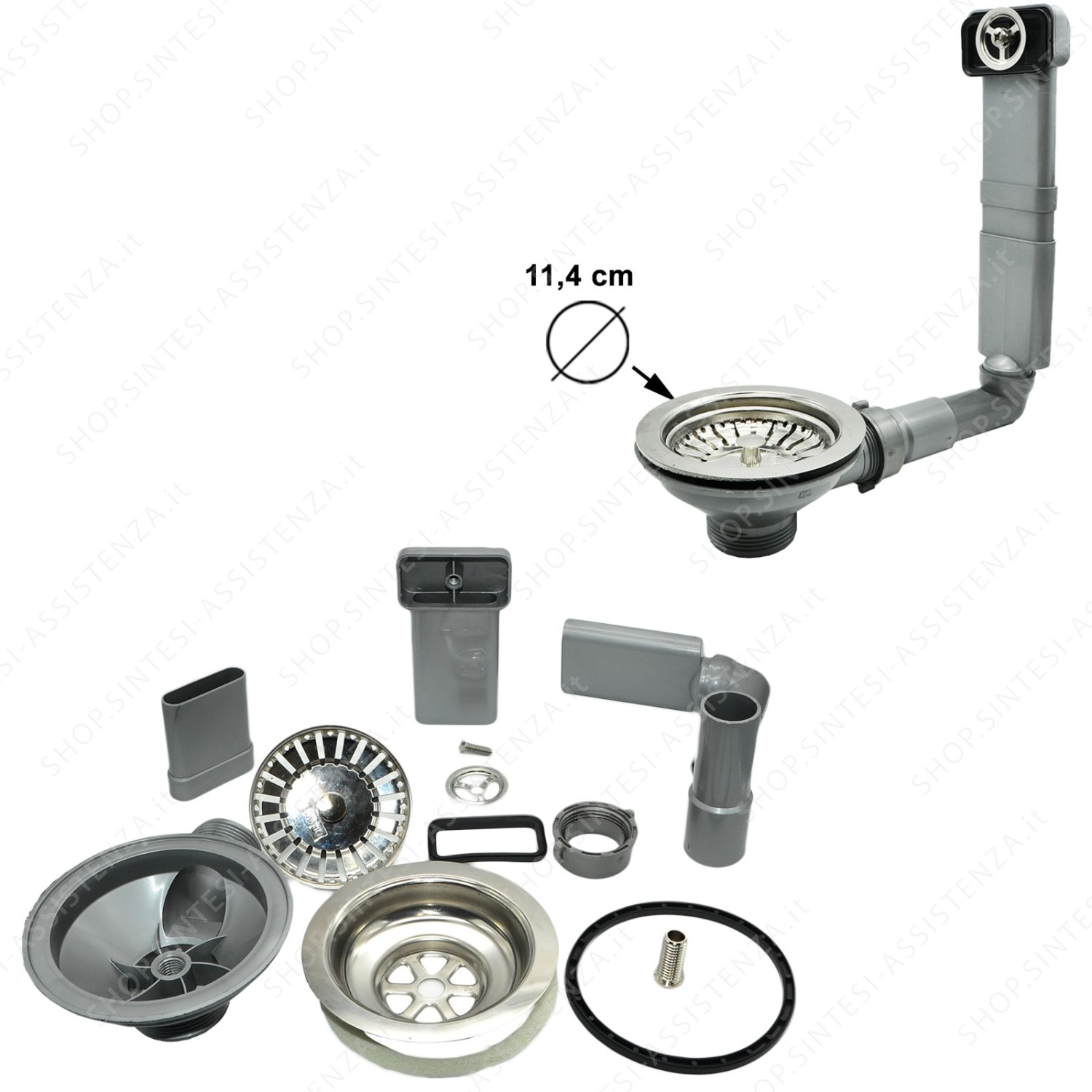 Kit piletta per lavello cucina Franke 2 vasche 112.0158.343 - 112.0158.343