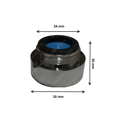 Aeratore per rubinetti Franke diametro 24 mm x 1 cromato 133.0358.397 - 133.0358.397