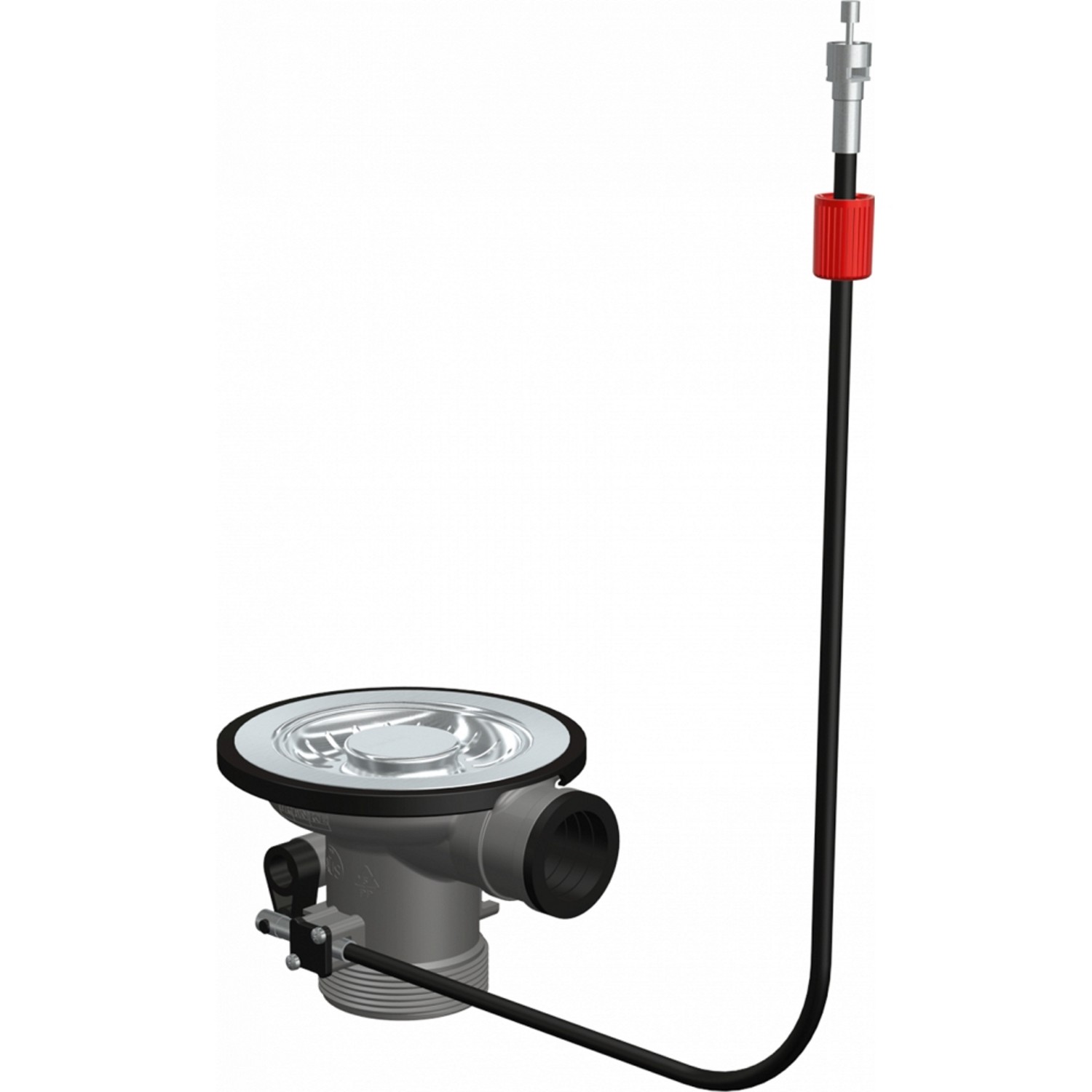 SPACE-SAVING OVERFLOW POP-UP DRAIN WITH TIE ROD 60 CM 112.0301.698 - 112.0301.698