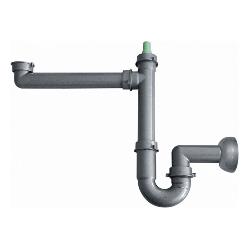 SIFONE 1 VIA PER LAVELLI 1 VASCA CON ATTACCO SCARICO LAVASTOVIGLIE 112.0048.206 - 112.0048.206