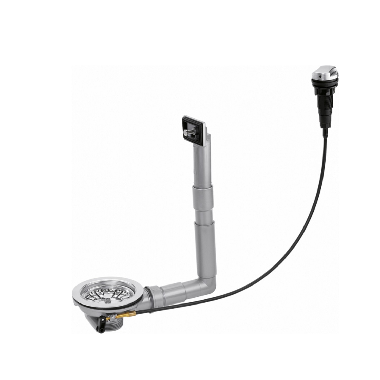 1 WAY DRAIN COMPLETE WITH ROTARY CONTROL PLUG - 112.0073.192