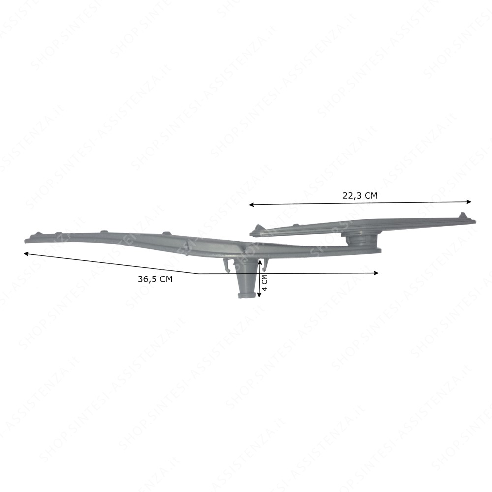 Girante condotto elica irroratore inferiore Lavastoviglie SMEG e Franke - 064570075 764570188 760570371