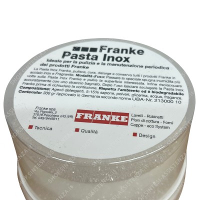Franke Deep Cleaning Paste for Stainless Steel and Fragranite Sinks - 112.0671.991 Franke Deep Cleaning Paste for Stainless Steel and Fragranite Sinks - 112.0671.991