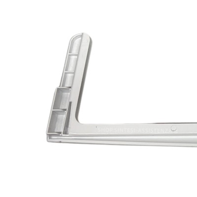 Profilo anteriore in plastica ripiano in vetro frigo Smeg 766250597 - 380294