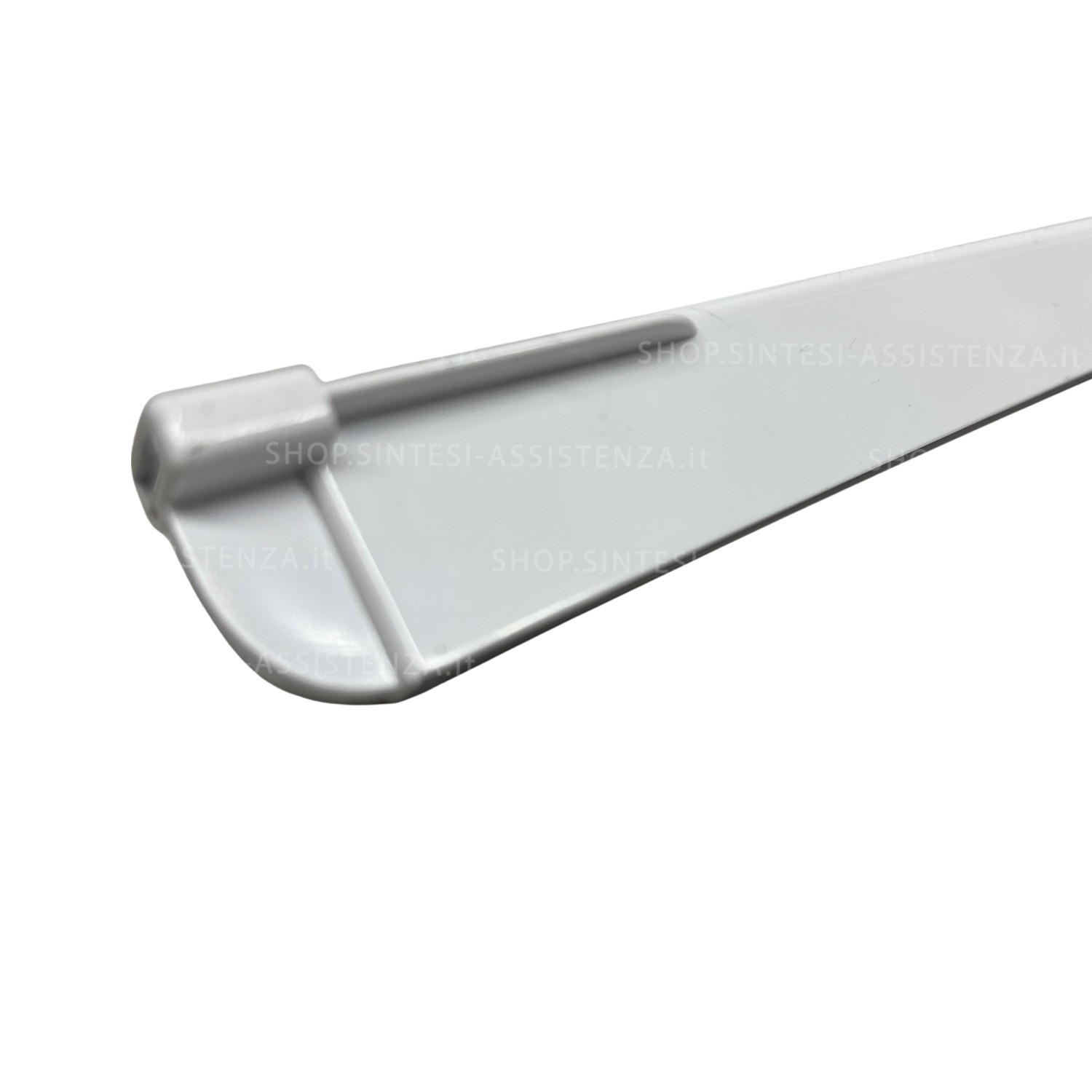 Plastic rear profile for Smeg 766330556 refrigerator glass shelf - 380520
