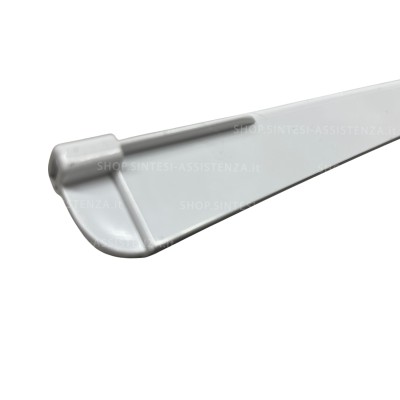 Plastic rear profile for Smeg 766330556 refrigerator glass shelf - 380520