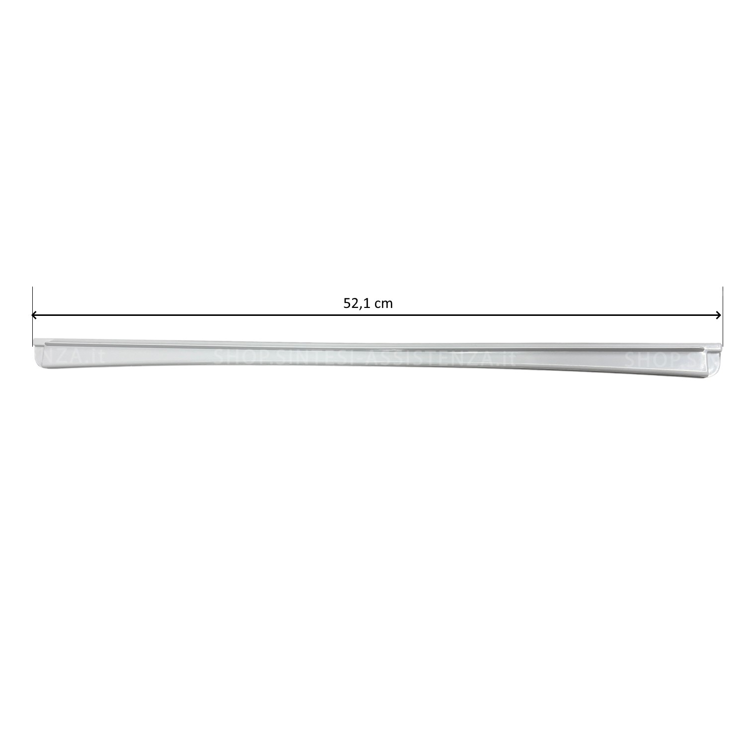 Profilo posteriore in plastica ripiano vetro frigo Smeg 766330556 - 380520