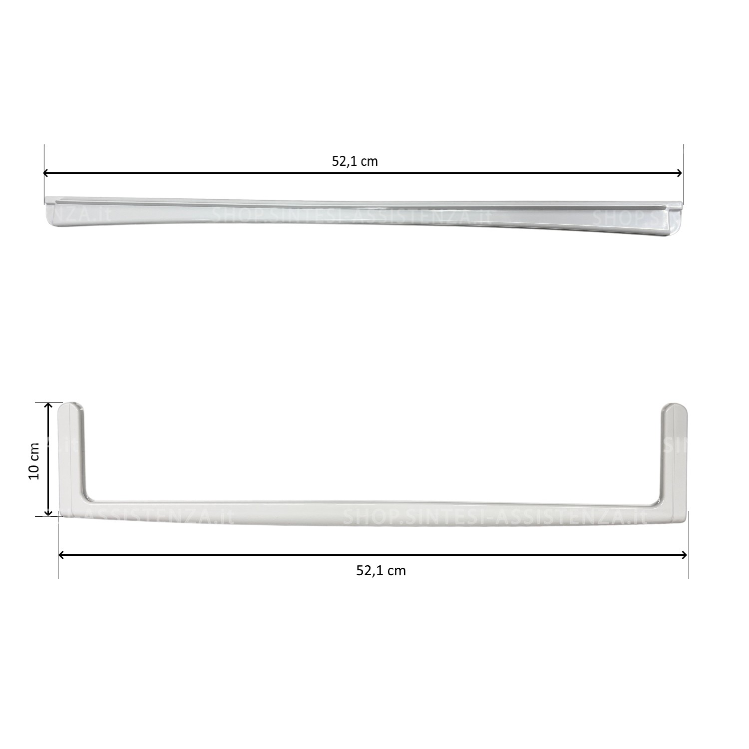 Coppia profilo anteriore posteriore ripiano Frigo Smeg FAB28 FAB30 FAB32 FAB - 380294 380520 OMNIA