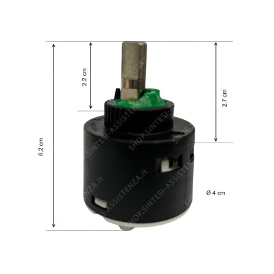 40 mm cartridge for Franke Onice faucet 133.0164.359 - 133.0164.359 40 mm cartridge for Franke Onice faucet 133.0164.359 - 133.0164.359