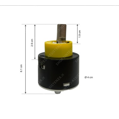 Cartuccia ricambio rubinetto Azimut Franke originale 133.0339.424 - 133.0339.424 Cartuccia ricambio rubinetto Azimut Franke originale 133.0339.424 - 133.0339.424