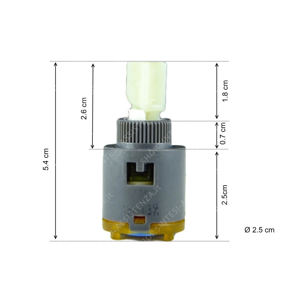 Smeg faucet cartridge diameter 25 mm 691930073 - 691930073