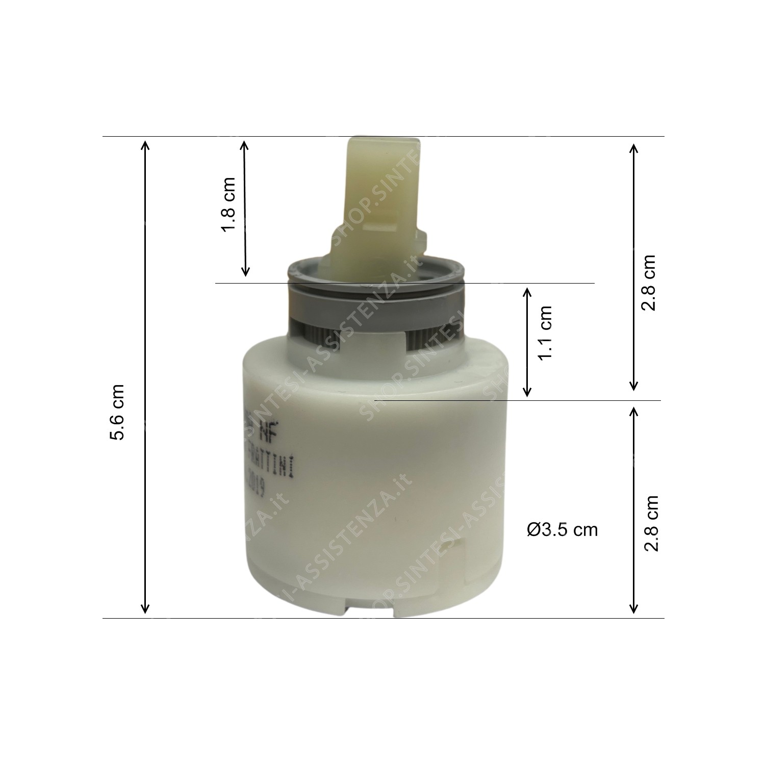 Smeg faucet cartridge diameter 35 mm 071930079 - 071930079