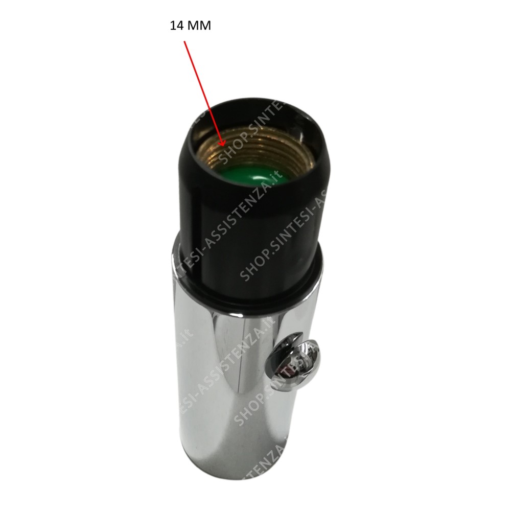 CHROME DOUBLE JET SHOWER HEAD DIAMETER 24 MM FOR FRANKE AMBIENT TAP 133.0302.407 - 133.0302.407 2