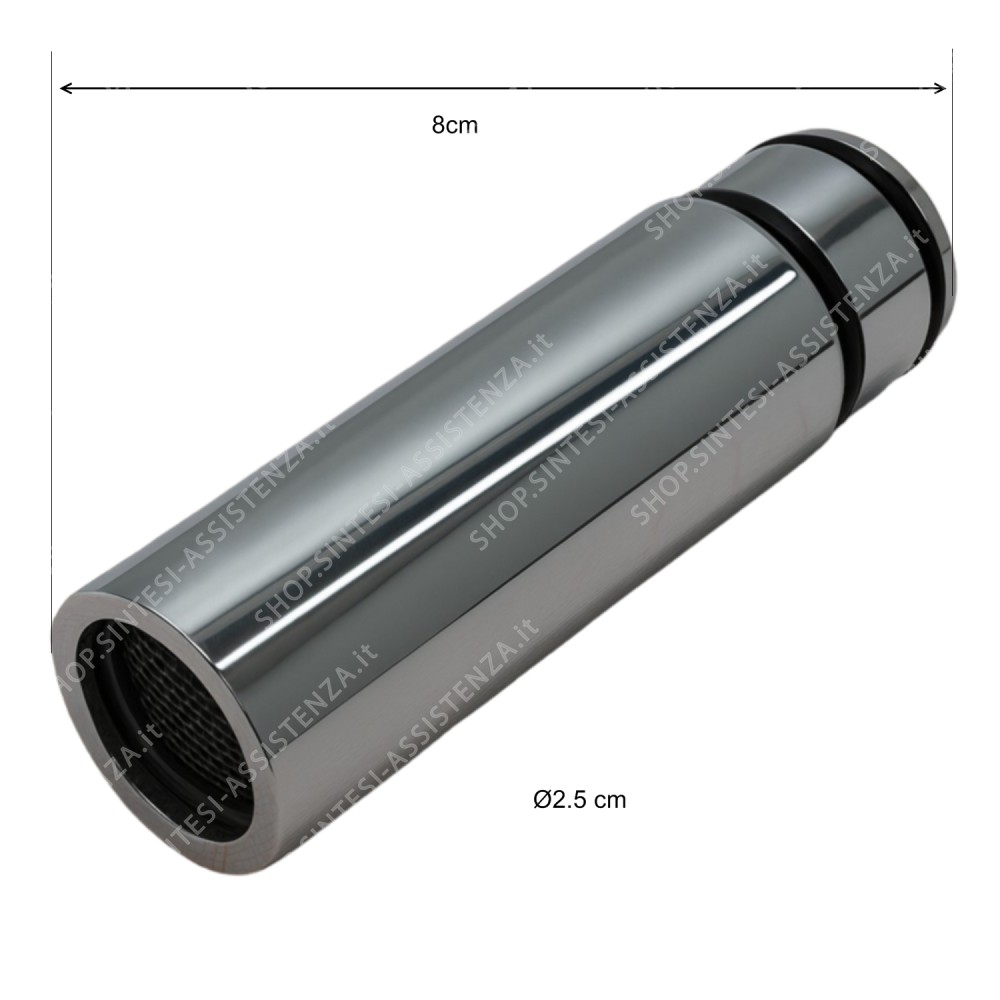 Chrome shower head for Smeg faucet 692832366 - 692832366