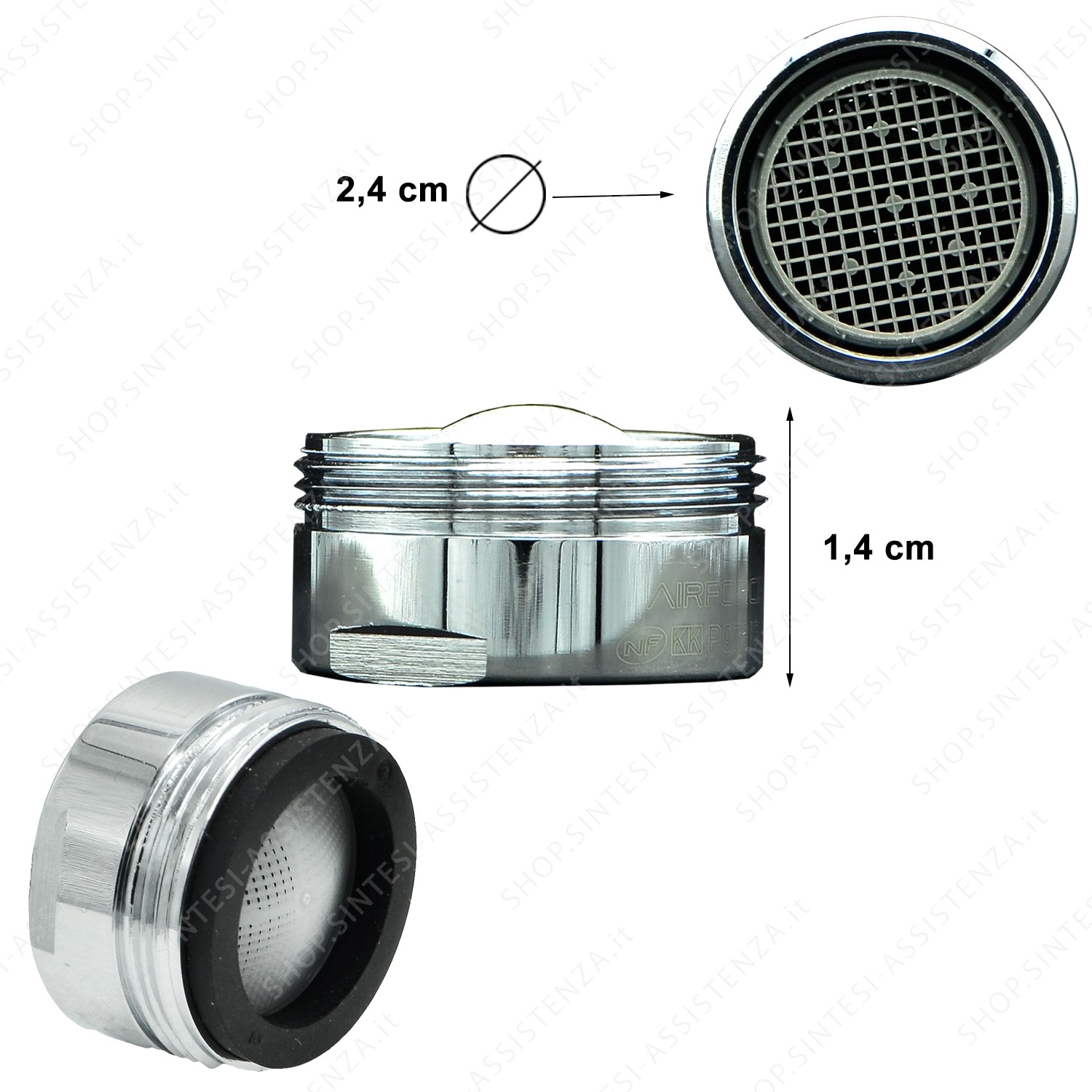 Areatore rompigetto 24 mm x 1 rubinetto Franke 133.0073.461 - 133.0073.461