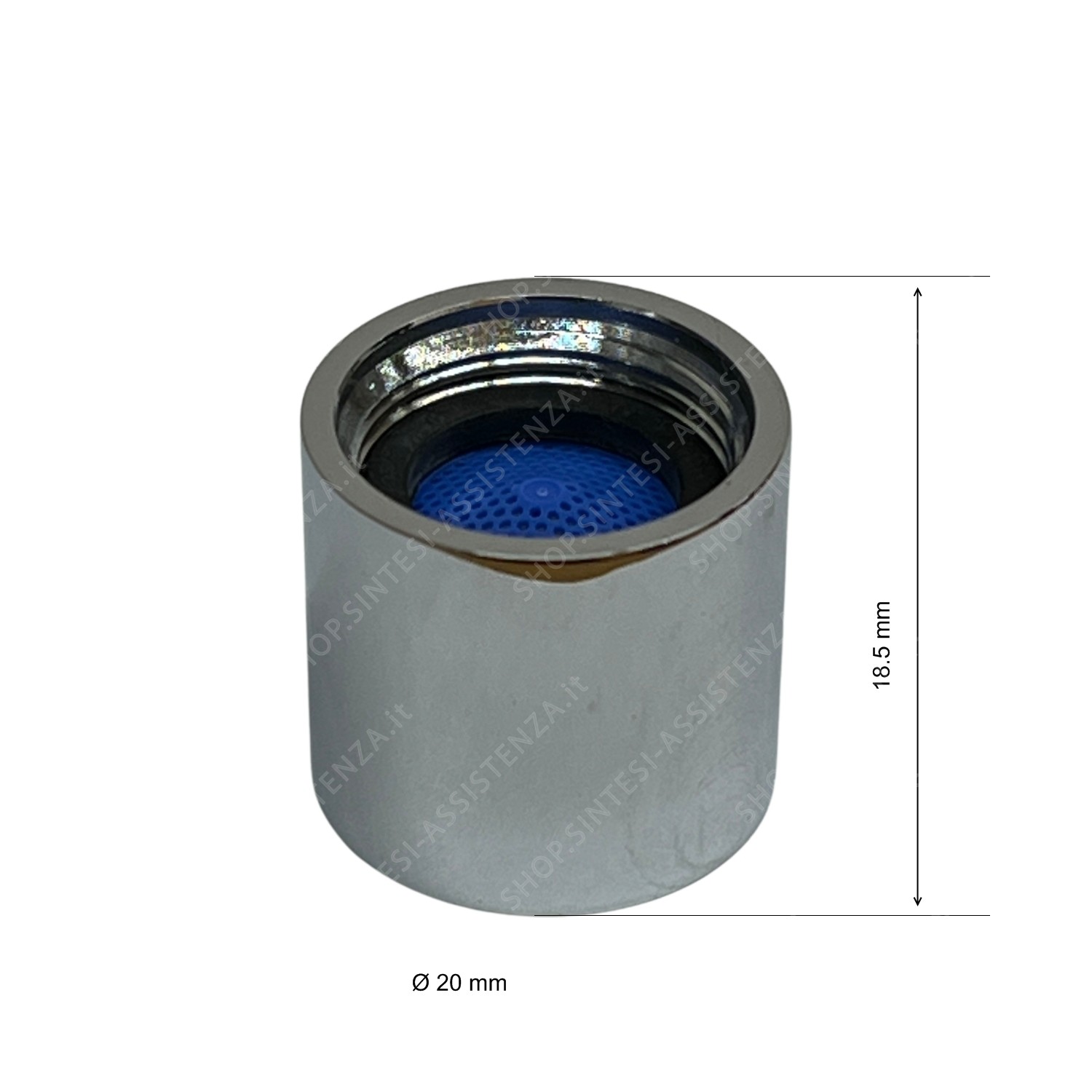 Chrome-plated aerator for Franke Matrix faucets 133.0513.724 - 133.0513.724