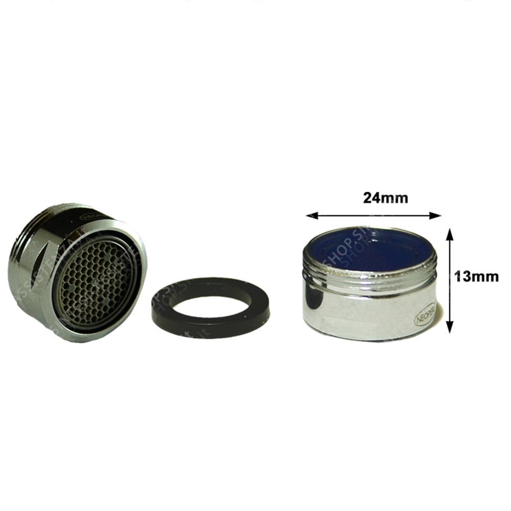 Aeratore per rubinetti Foster diametro 24 mm x 13 cromato completo 9501000 - 9501000