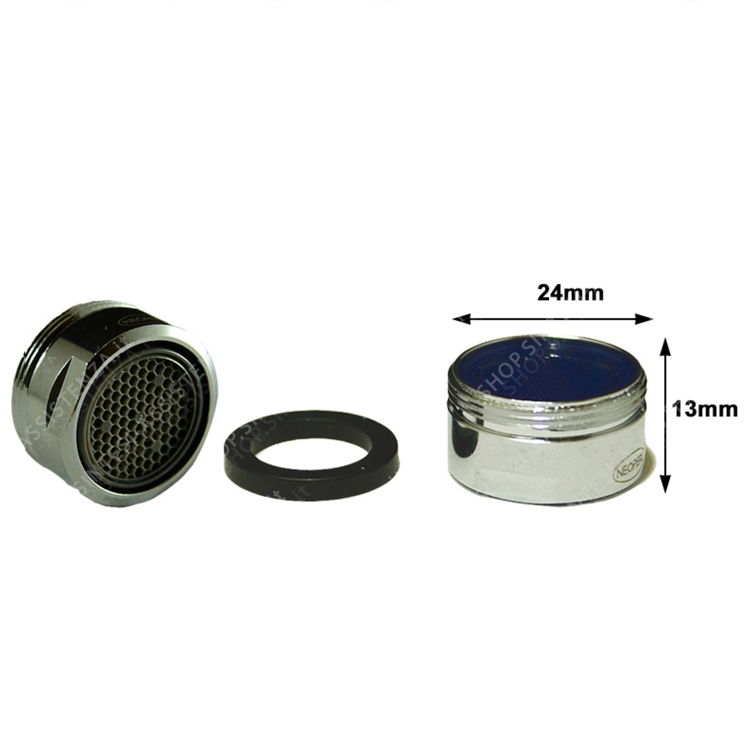 Foster tap aerator diameter 24 mm x 13 chrome complete 9501000 - 9501000