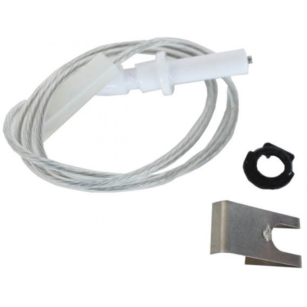 Franke 133.0198.637 460 mm spark plug + spring + hob gasket - 133.0198.637