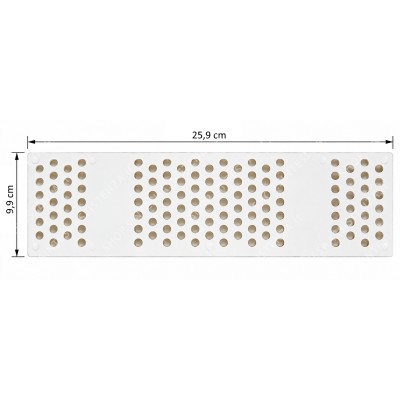 Flame refractory plate for Smeg BBQ 785730557 barbecue - 785730557