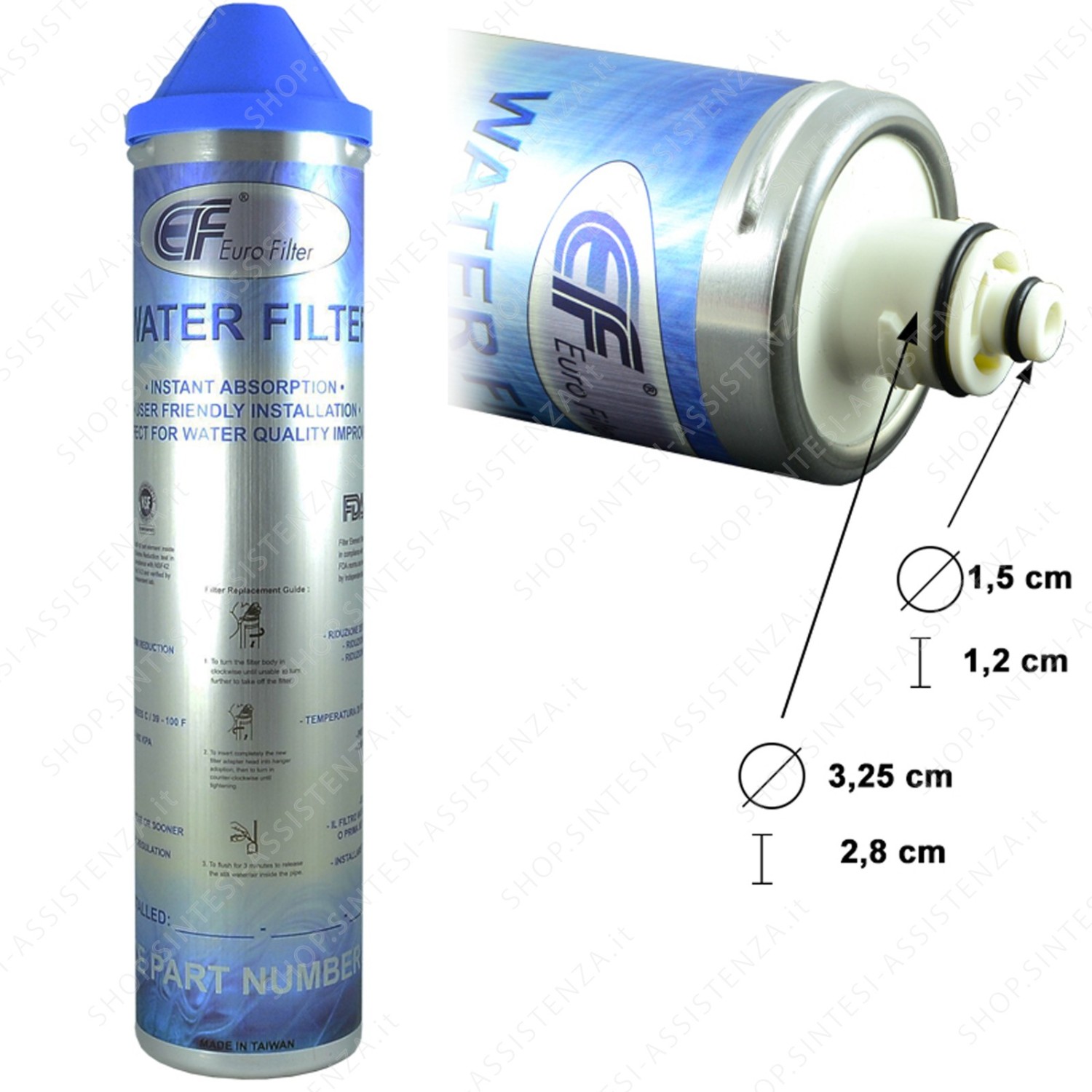 FILTRO ACQUA PER FRIGORIFERO ADATTABILE EVERPURE CULLIGAN - WF100