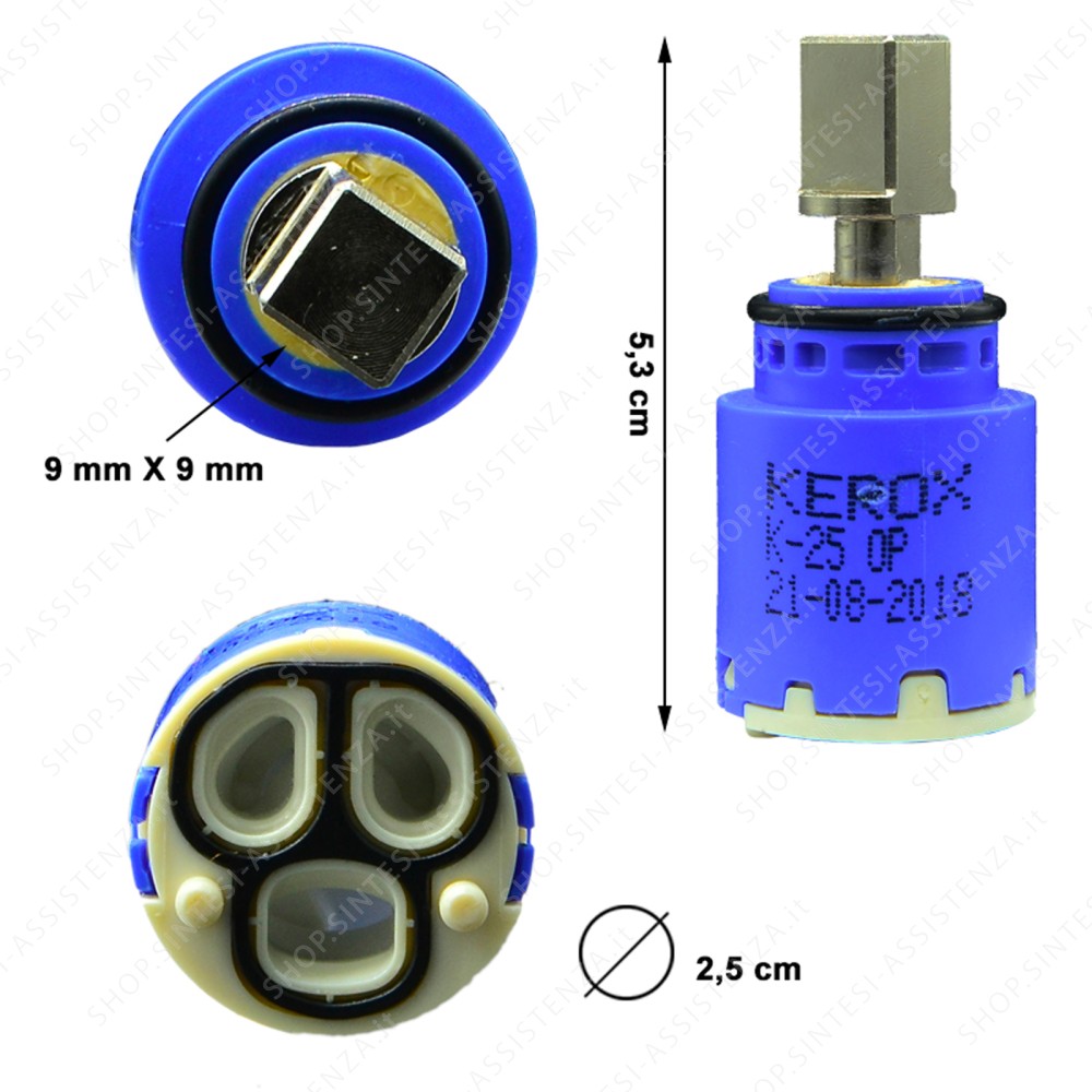 Franke Planar faucet cartridge diameter 25 mm 133.0273.346 - 133.0273.346