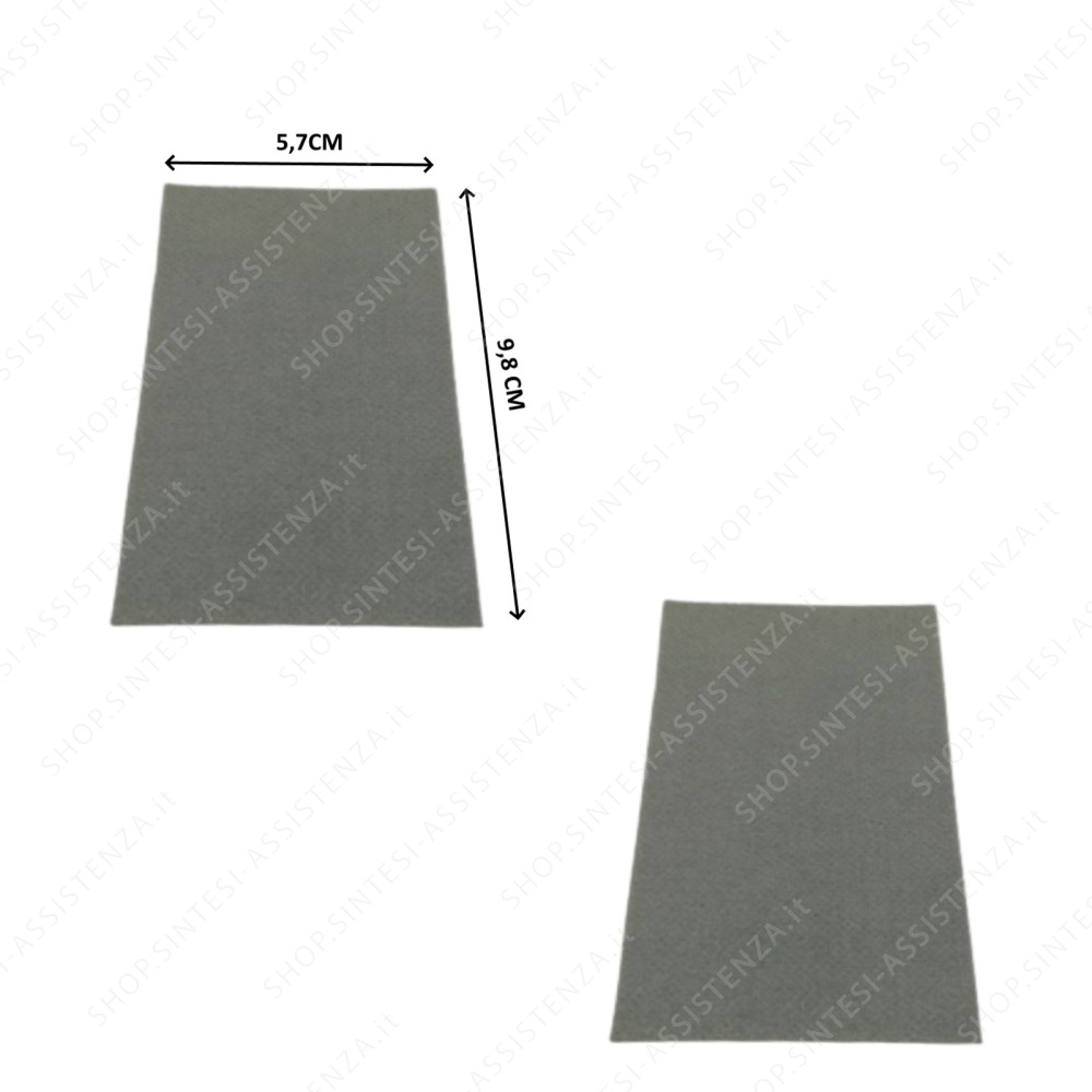 KIT 2 FILTERS FOR TECNOINOX WASTE BIN LID TECNOKIT 5.7 X 9.8 CM - SLTRKNF08AC