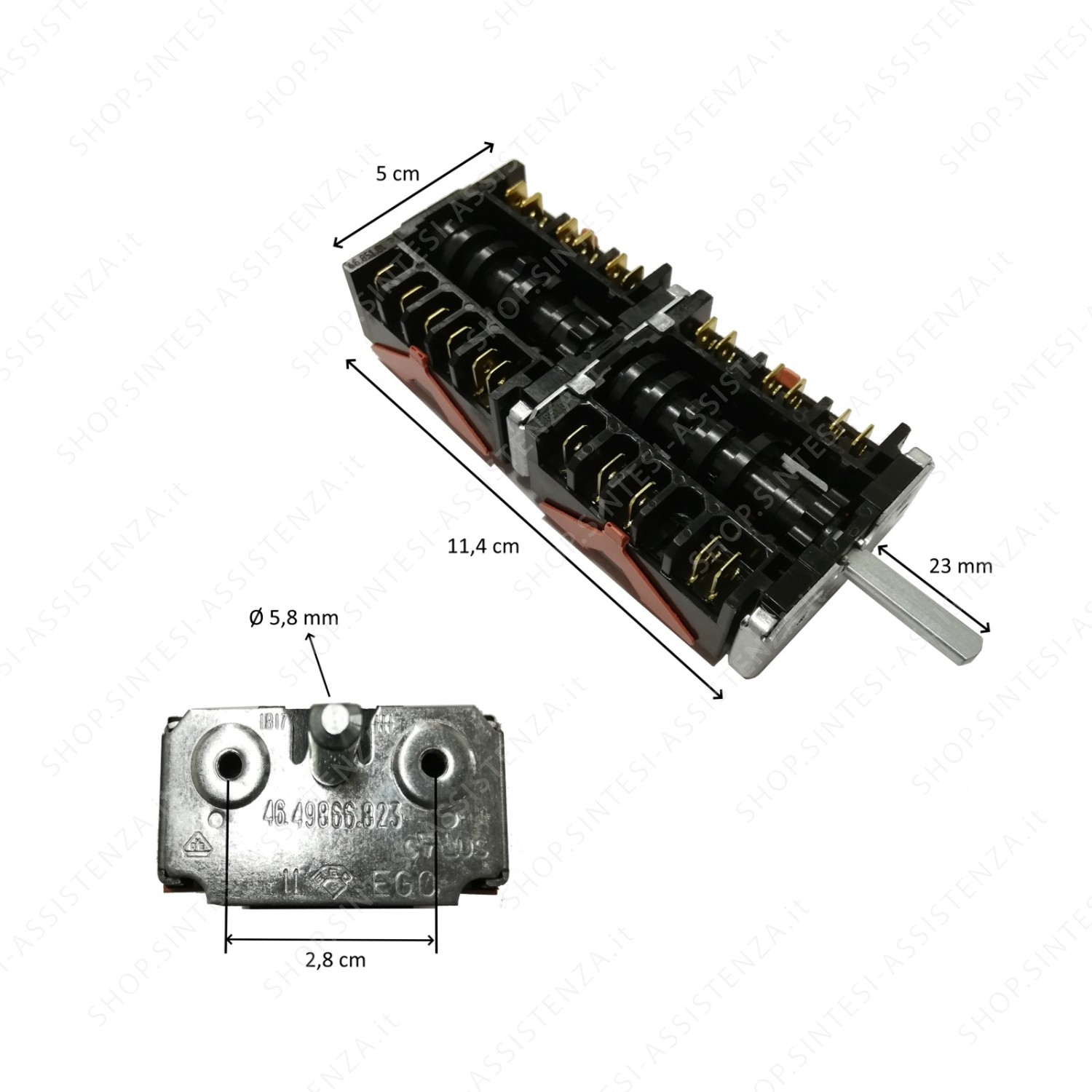 Oven Switch Foster 9+0 SHABAT EGO 46.49866.823 9400528 - 9400528