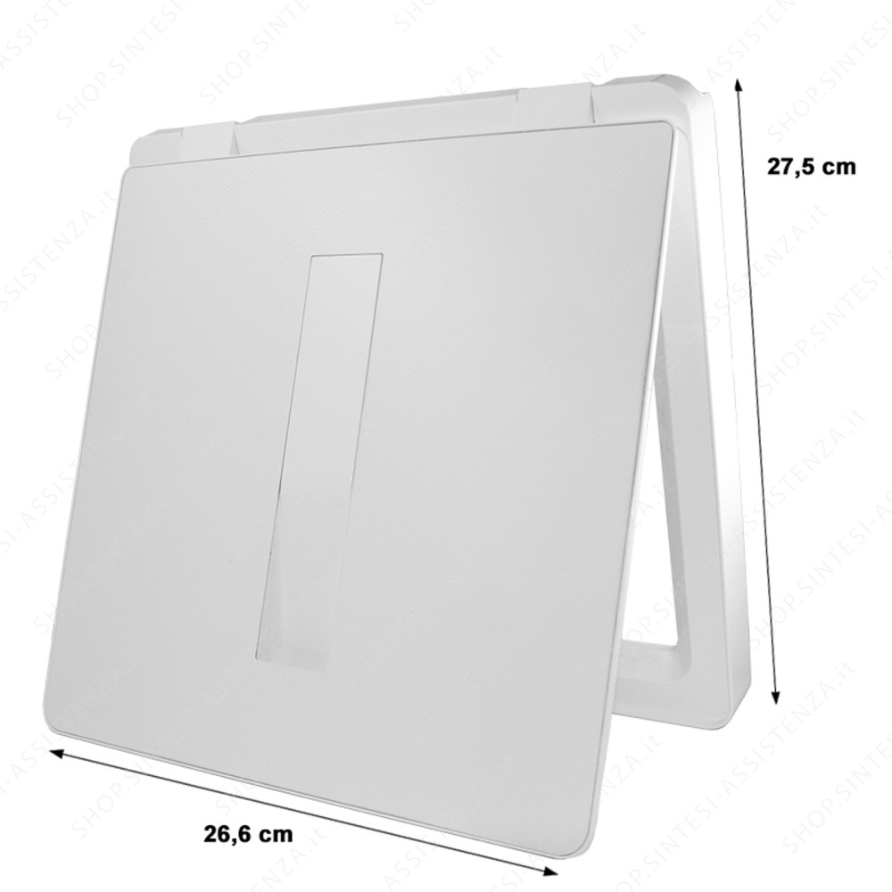 WHITE WASTE BIN LID TECNOINOX T2 SERIES 28 X 27 CM - COPT2#17SF9010