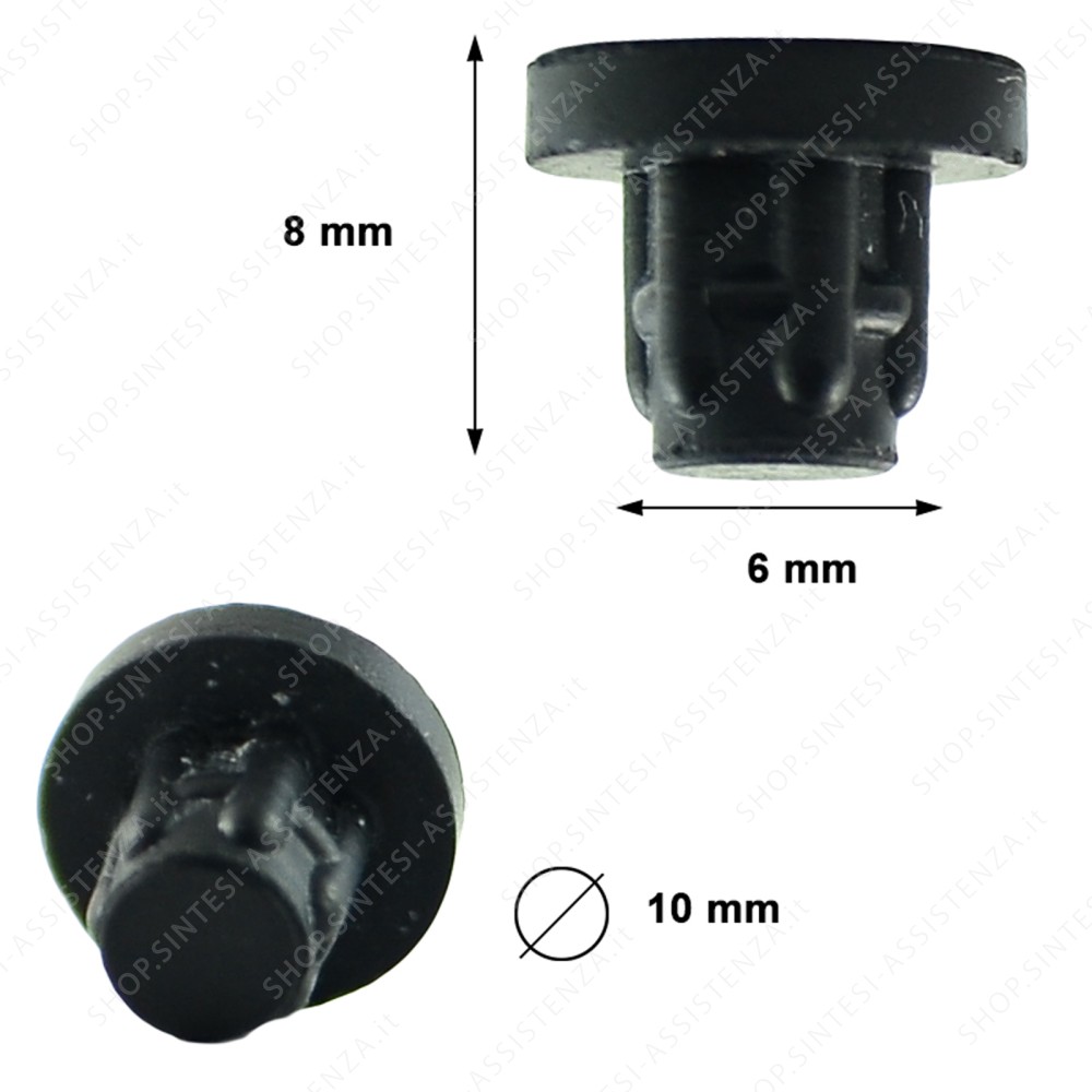 Foster 9606912 hob grill scratch-resistant rubber - 9606912