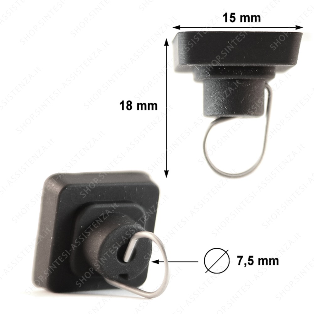 Gommino antigraffio per griglia piano cottura Smeg 694010259 - 694010259