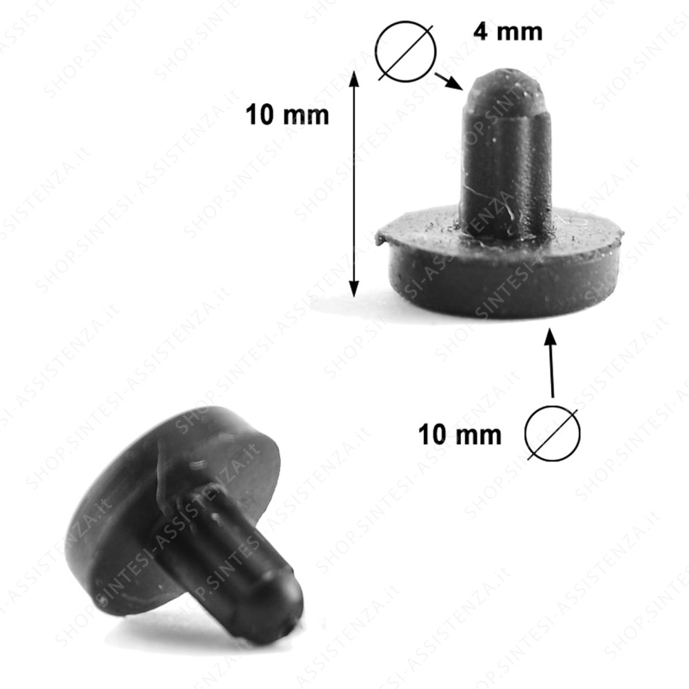 KIT 10 CAST IRON GRID RUBBERS SMEG FRANKE HOB 754010121 133.0054.787 - 133.0054.787