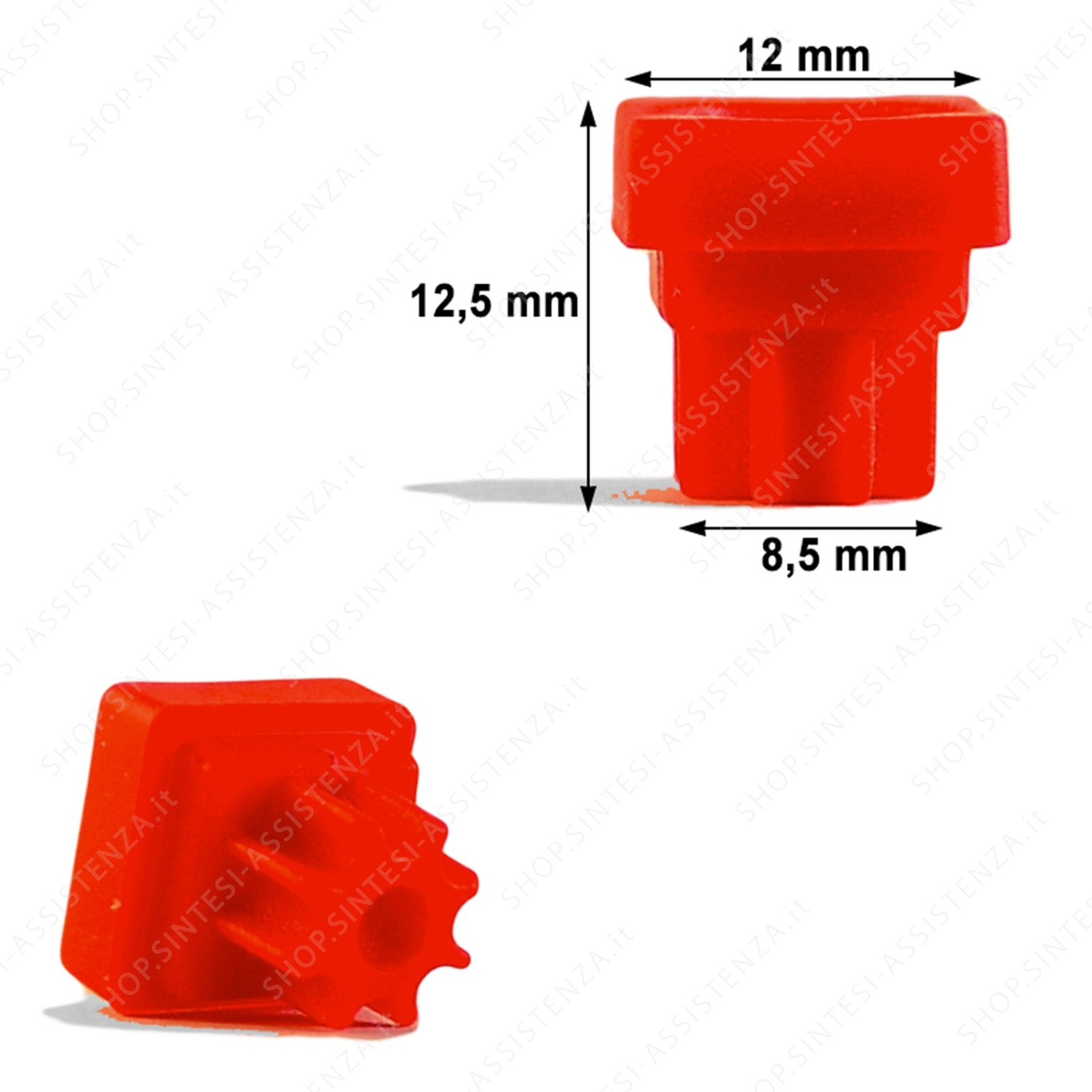Red rubber for Smeg hob grill 764010175 - 764010175