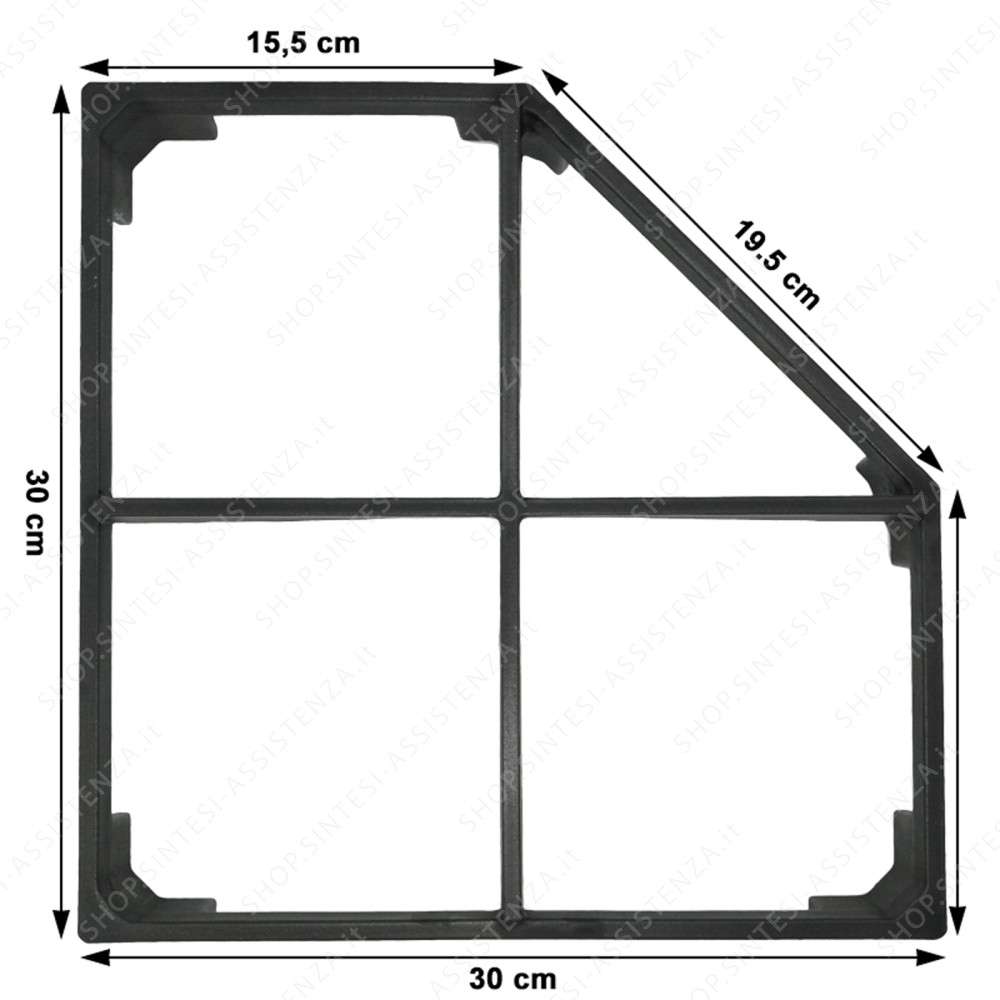 CORNER CAST IRON GRID FOR FOSTER HOB 7235042 7235042 9601721 - 9601721