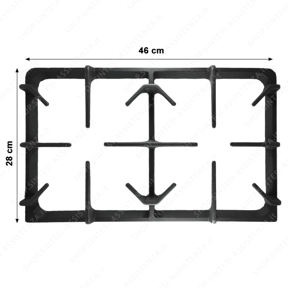 Griglia scolapiatti 39,2x44,8 cm black - mod. p3 - ACCESSORI  ELETTRODOMESTICI - FOSTER - 8052747843954