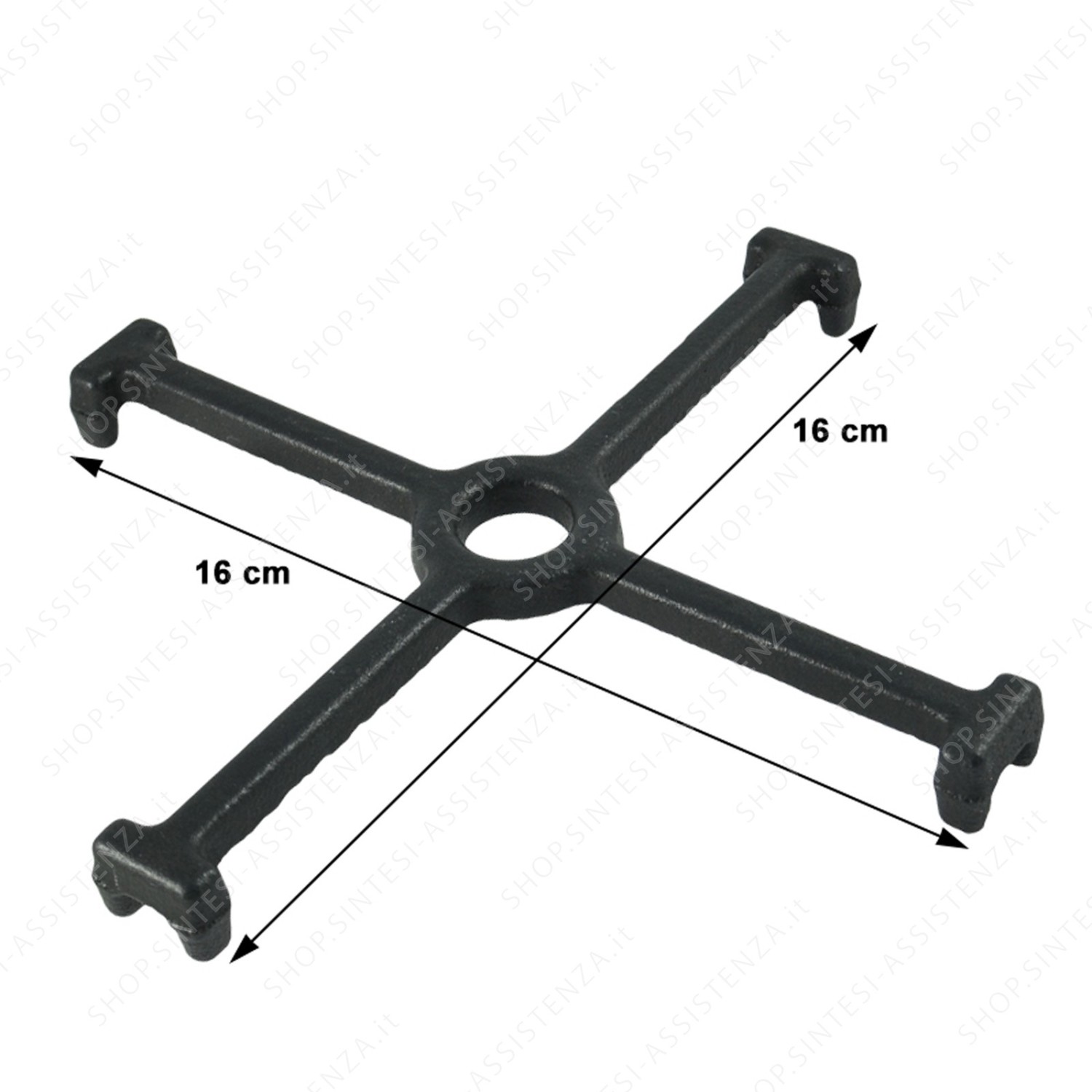 Cast iron reduction for internal triple crown burner for Franke hob 133.0042.246 - 133.0042.246