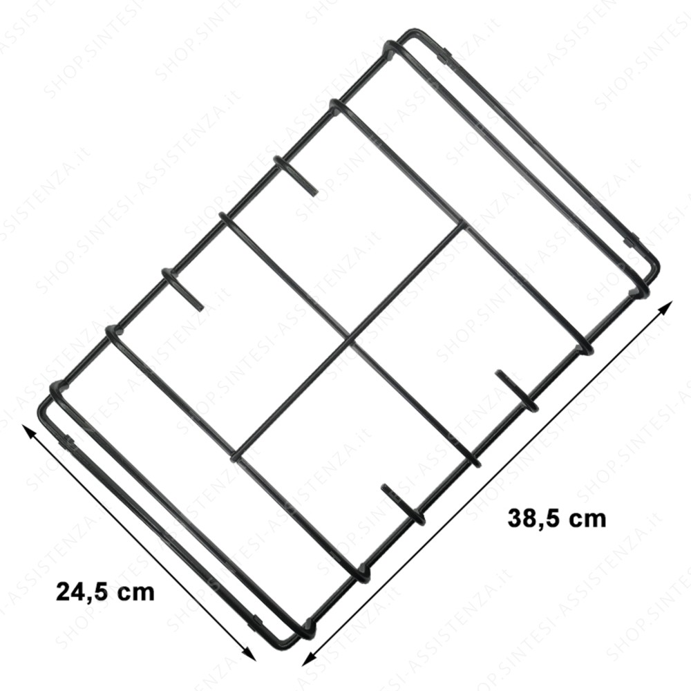 CENTRAL GRILLE FHM GLAZED IRON FRANKE - 133.0053.743