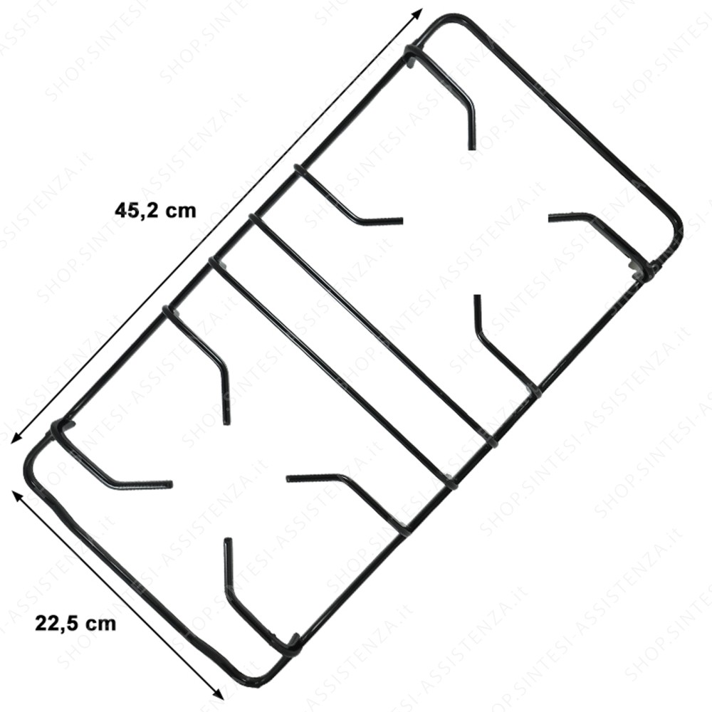 LEFT GRILL FOR RAPID AND SEMI-RAPID FIRE FRANKE HOB - 133.0042.152