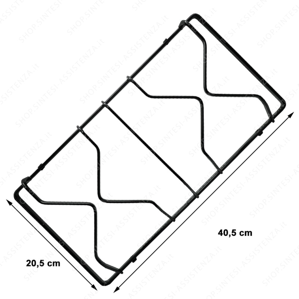 Side Grill Enamelled Iron Hob Smeg SRV576 694092107 - 694092107