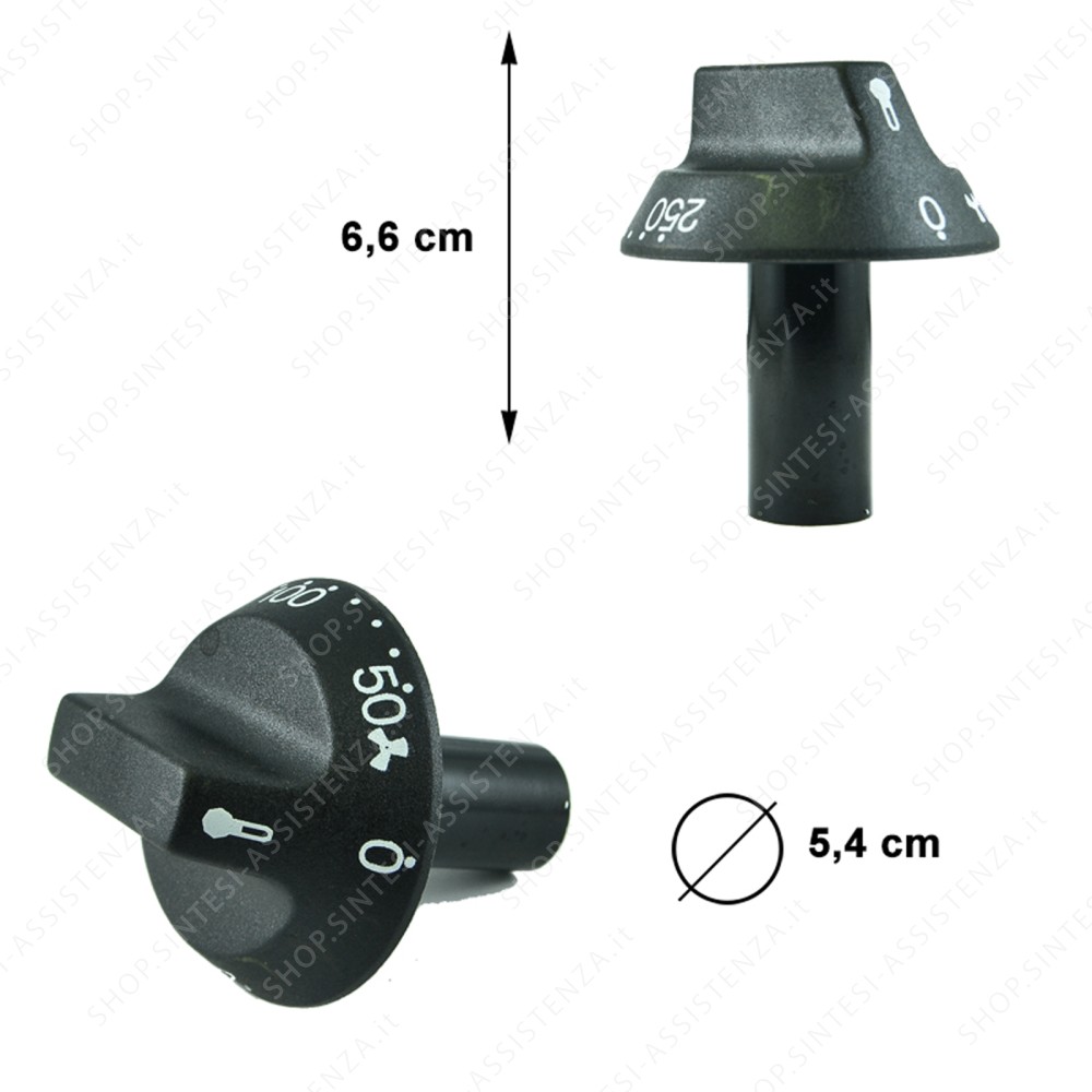 Manopola temperatura termostato forno Alfa Smeg 764972639 - 764972639
